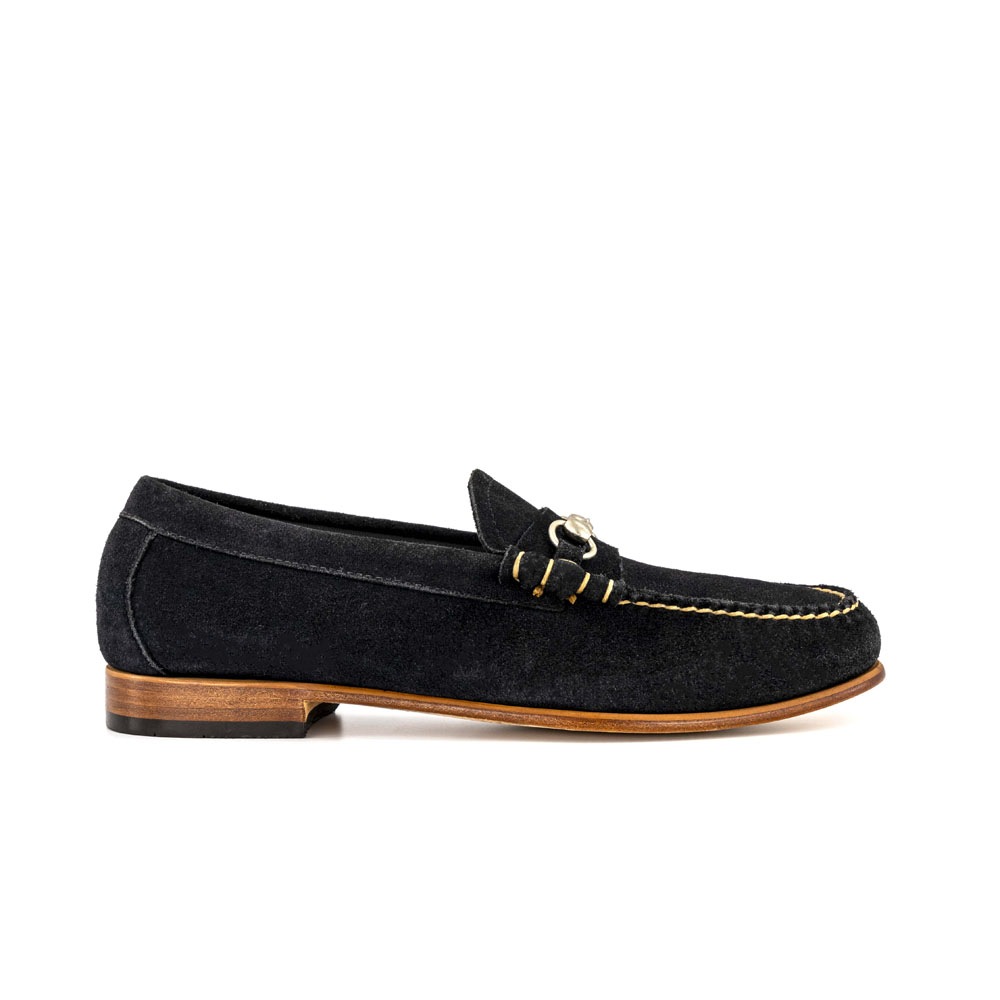 Weejuns palm springs lincoln reverso - Navy suede - Gh - mens - G.H.Bass