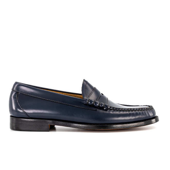 Weejuns larson moc penny - Navy lthr - Gh - mens - G.H. Bass