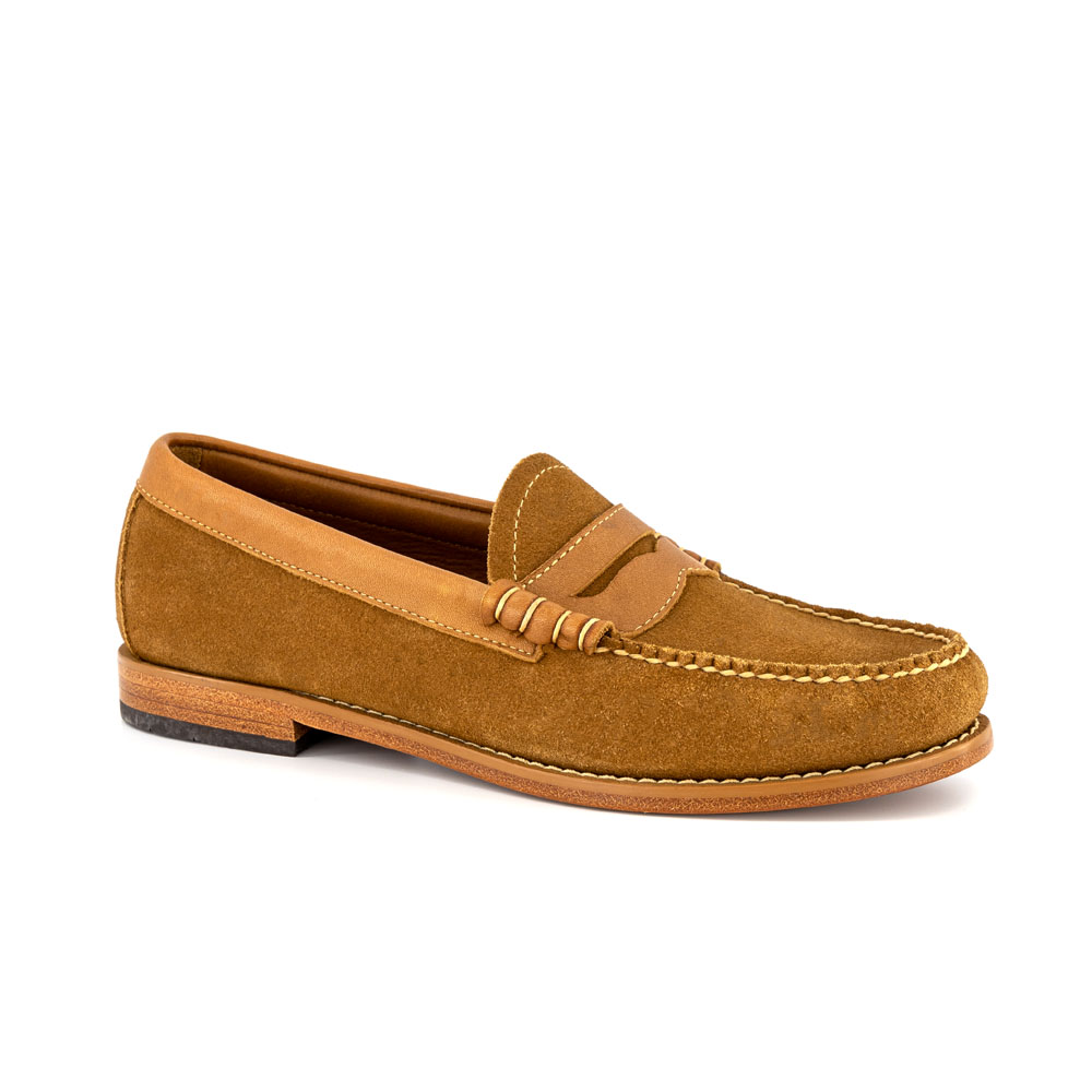 Weejuns larson reverso - Tan suede - Gh - mens - G.H.Bass