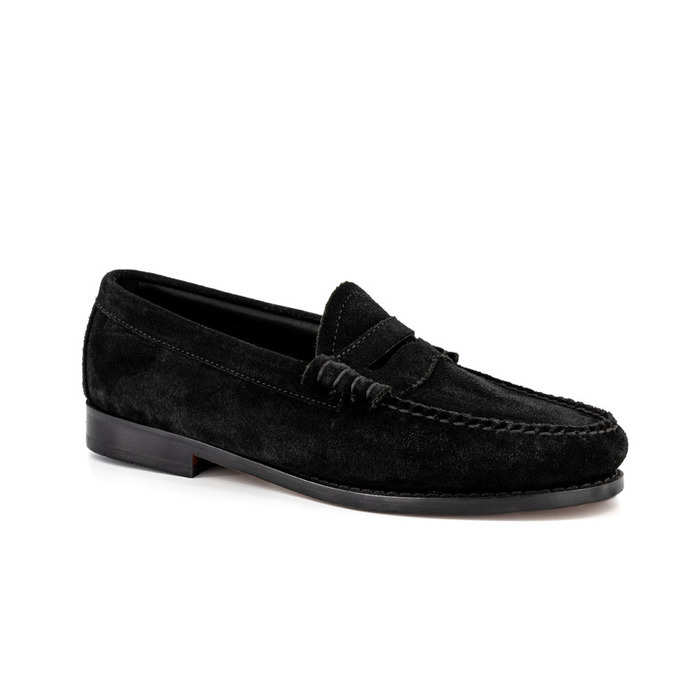 Weejuns larson - Black suede - Gh - mens - G.H.Bass