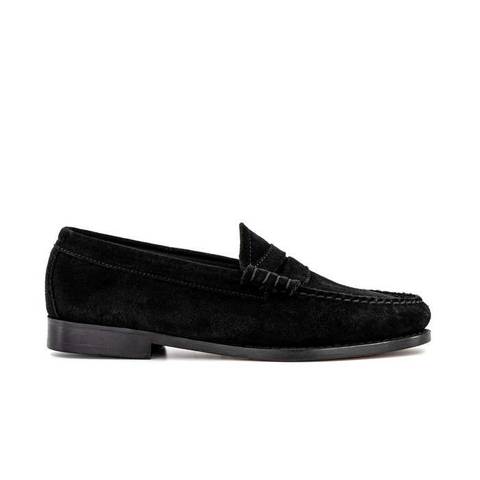 Weejuns larson - Black suede - Gh - mens - G.H.Bass